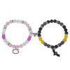 Spider Friendship Bracelets Matching Bracelets for Couple Best Friends Bff Magnet Heart Bracelets Goth Jewelry Gifts for Women