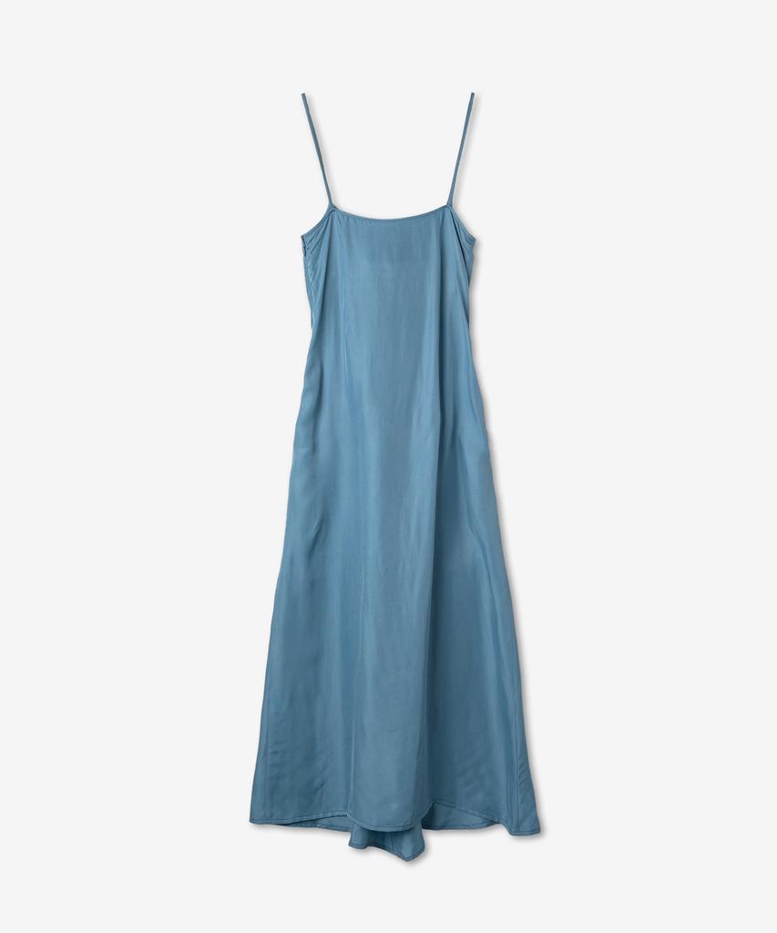 Sunny Pocket Sleeveless Dress - Slate Blue / Crtwwdre020Vis0020049