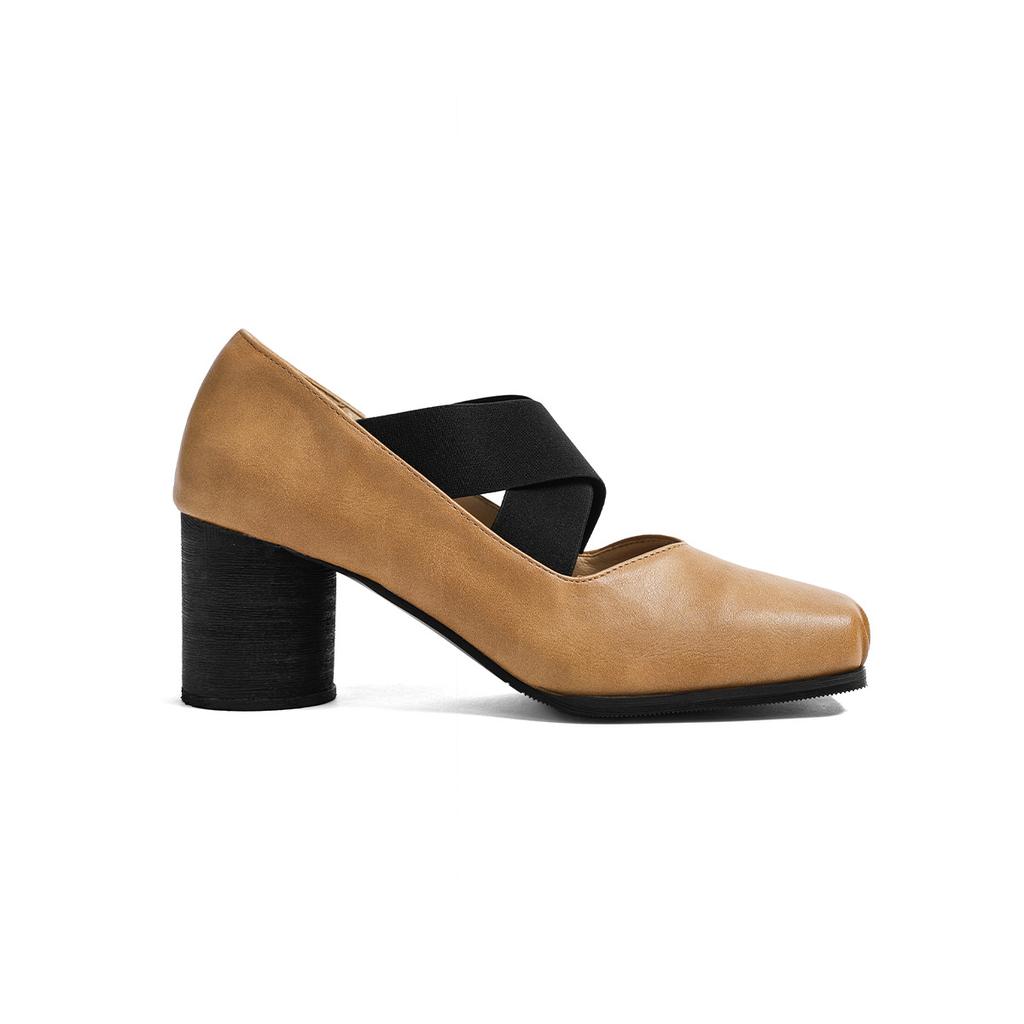 Французский балетный стиль кожаные одинарные туфли женский размер 33 размер 34 обувь маленького размера туфли Мэри Джейн женская обувь толстый каблук высокий каблук балетки