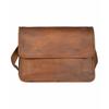 Винтажная мужская кожаная сумка-мессенджер через плечо, сумка-портфель для ноутбука из кожи полного зерна