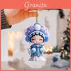 Acrylic Flat Surface Huadan Peking Opera Pendant For Auto Decoration