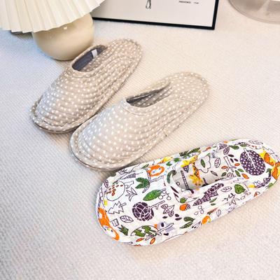 Специальные тапочки для ковриков для лазания, домашнего обихода, с мягкой тканевой подошвой, из ткани из чистого хлопка, дышащие и бесшумные в любое время года