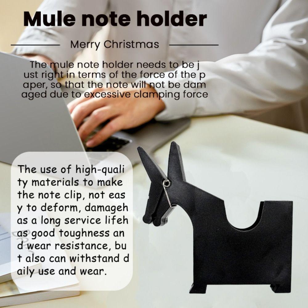 Desk Decor Desktop Memo Holder Storage Mule Desktop Holder Cute Mule Note Holde Office Home