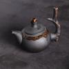 Japanese Ceramic Teapots Tea Kettle Stump Traditional Tea Pot Drinkware 240ml