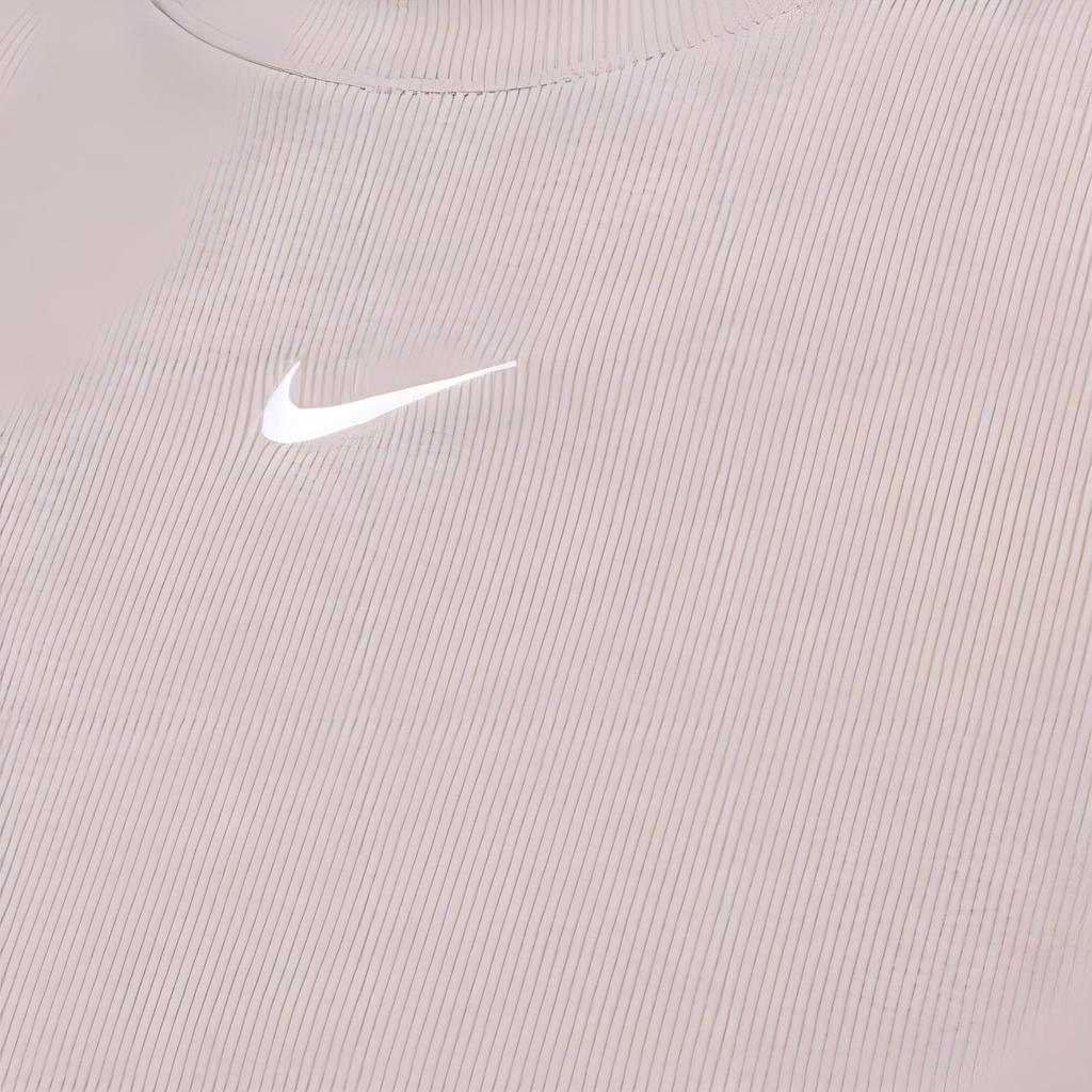 Nike Футболка с длинным рукавом и сплошным логотипом, женские топы, цвет омбре-серый лиловый DV7881-272