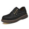 High Quality Genuine Leather Casual Shoes Outdoor Work Safety Shoes Solid Dress Shoes for Men Oxfords Leather Mens Casual Shoes