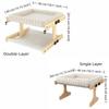Wooden Frame Cat Window Bed Plush Cushion Cat Hammock Pet Furniture Cat Perch Hammock  Home Use