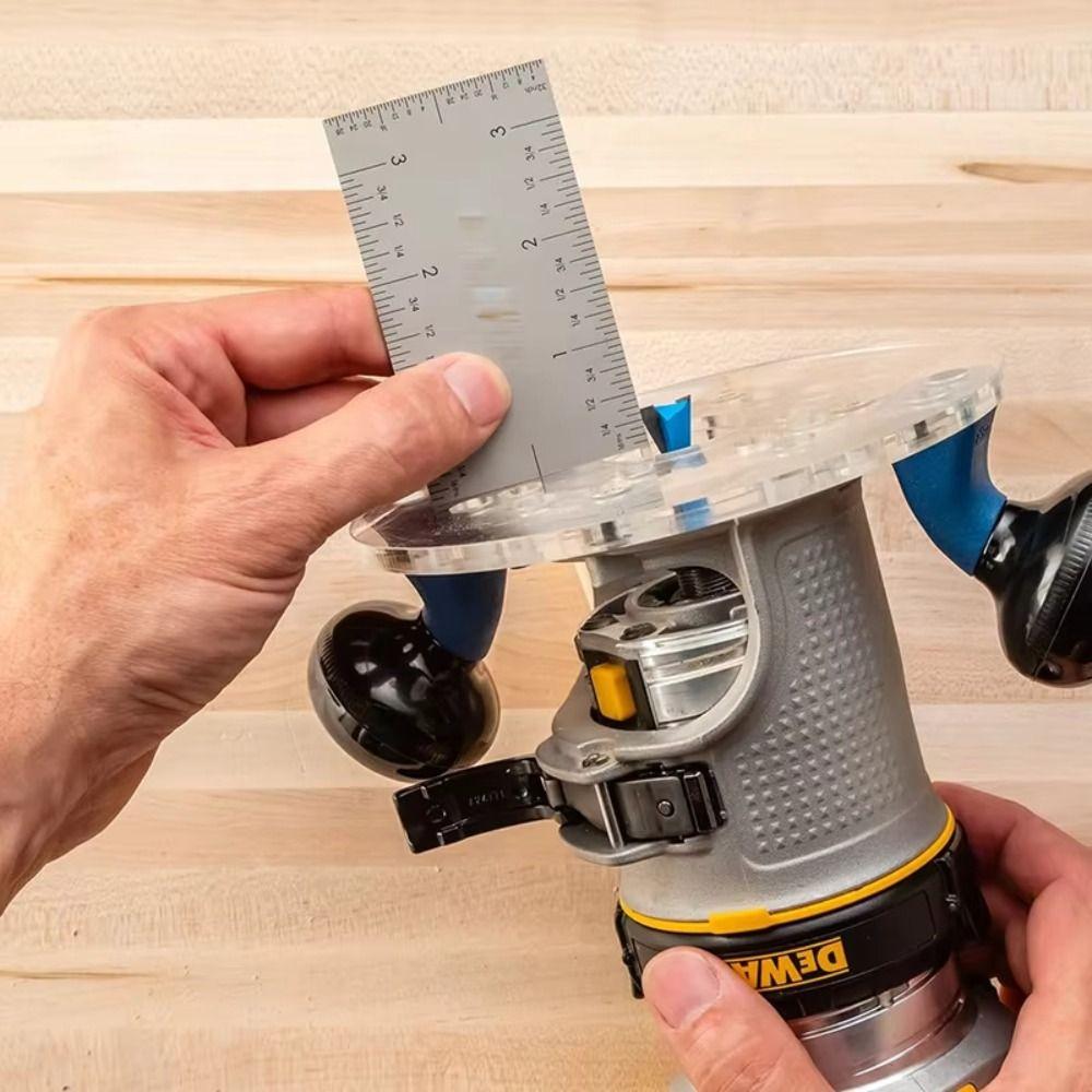 Finish Square Edge Ruler Precision Woodworking Ruler Versatile 3inch Pocket Ruler Tool