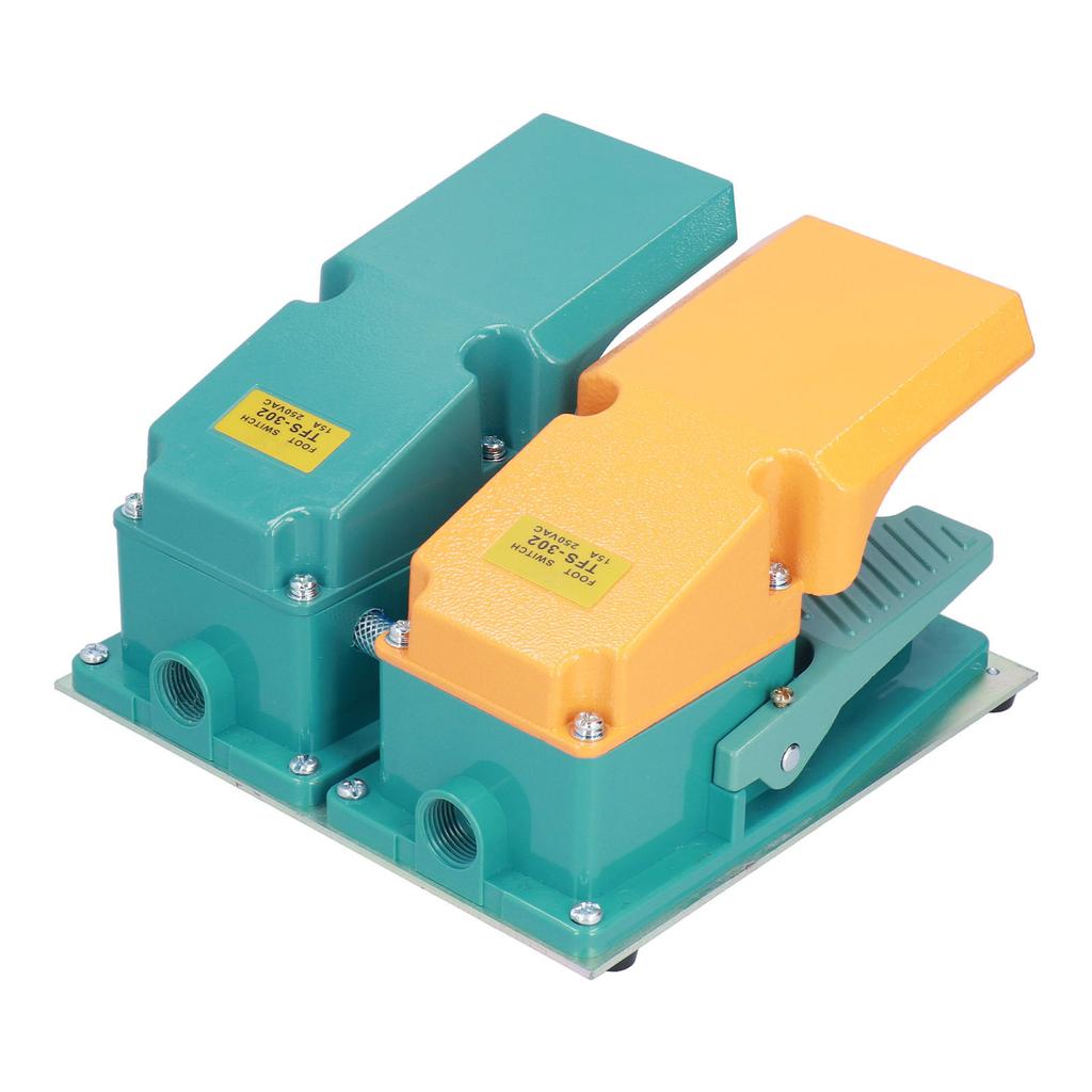 BERM Двойная педаль ножного переключателя противоскользящие чувствительные педали управления с чехлом 250 В переменного тока