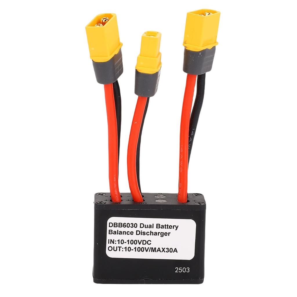 Электрический преобразователь разряда двойной батареи 30А 1000 Вт Переключатель-балансир двойного аккумуляторного блока с портом зарядки для велосипеда