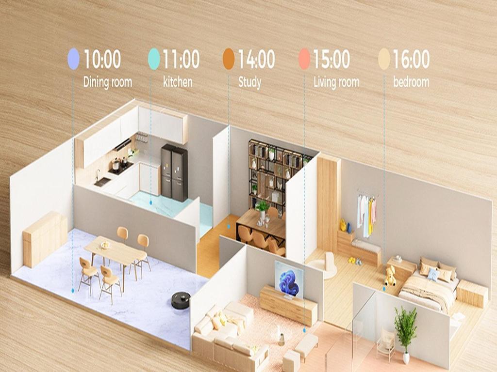 Refurbished Tesvor S5 Robot Vacuum Cleaner, 3 In 1 Vacuum Mopping Sweeping, 3000Pa Suction, LiDAR Navigation, 600ml Dust Box