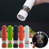 Electric Seasoning Grinder Automatic Refillable Battery Operated  Mills Push Button Pepper Grinder For Cooking BBQ