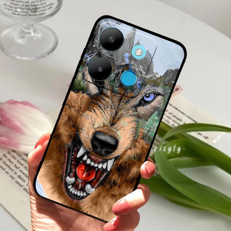 Для Infinix Smart 7 Чехол Роскошный Силиконовый ТПУ Мягкий Телефон Черный Чехол Чехлы Для Infinix Smart7 X6515 Funda Защитный Coque Capa