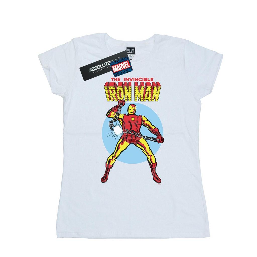 Marvel Womens/Ladies The Invincible Iron Man Cotton T-Shirt