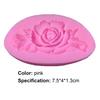 Молд Однотонный Форма Розы Силиконовая Форма Цветка для Выпечки