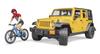 Bruder Jeep Rubicon Mountain Bike BR02543 & (with Figure)