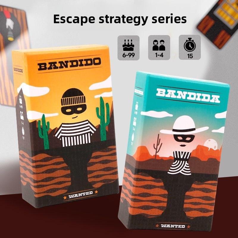 Bandido Bandida Набор для настольных игр 1-4 игрока Стратегия Головоломка Карточная игра Идеально для детей и взрослых Вечеринка Семья Приятная стратегическая игра