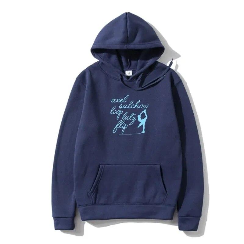 Figure Skating Cute Jumperms & Skater on Iceif Unisex's Outerwear2022 fashionable Brand 208%cotton Printed Round N