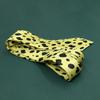 Japanese Anime Vintage Neck Tie Leopard Dots Printed Necktie with Glasses Cosplay Costume Props Accessories for Unisex