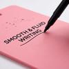 Erasable Silicone Memo Note, Reusable Write on Tag with Marker, Wipeable Notebook for Office School, Pocket Size Notepad