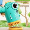 Kids Bubble Machine Easy To Use Bubble Blower Toy Cartoon Dinosaur Design Bubble Obstacle Course Toy Portable Bubble Blower
