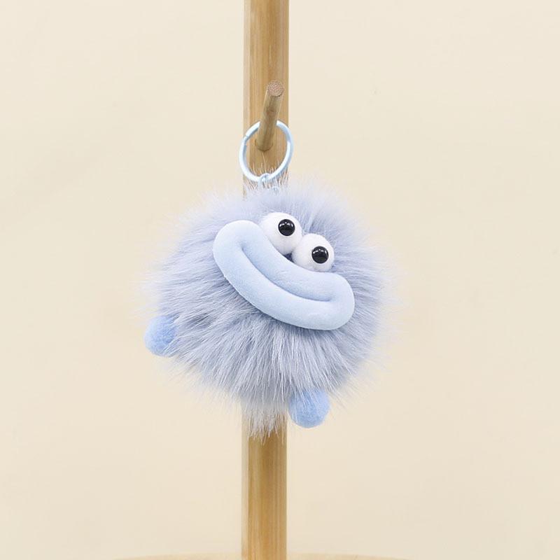 Plush Stuffed Animal Keychain With Big Mouth Design For Bag Bag Ornament