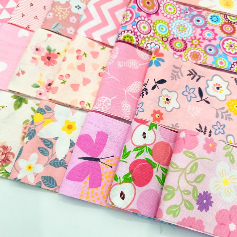 40 шт. Лоскутная ткань Разноцветная Швейное рукоделие Сделай сам С цветочным принтом 6,5 см Хлопок Лоскутные полоски Лоскутные рулоны желе Полоски ткани