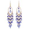Boho Style Beaded Tassel Earrings Exquisite Elegant Women Earrings All-Match Fashion Lady Earring Crystal Jewelry