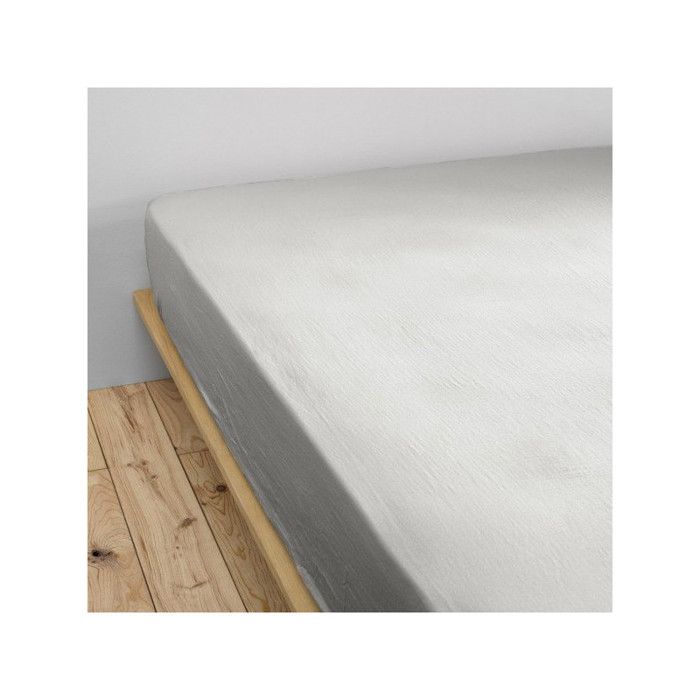 "Gaïa" Fitted Sheet All Sizes "Cotton Gauze" - Gaïa Nuage - 160 X 200 Cm 30 Cm Gusset