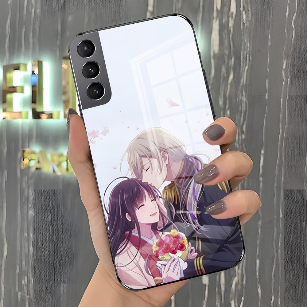 Чехол для телефона Аниме Мой счастливый брак Для Samsung A25 A13 A33 5G A54 A36 A35 A56 A52 A14 Ударопрочный Стеклянный чехол
