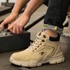 Work Safety Shoes Men Safety Boots Anti-smash Anti-stab Work Shoes Sneakers Steel Toe Shoes Male Work Boot Indestructible Shoes