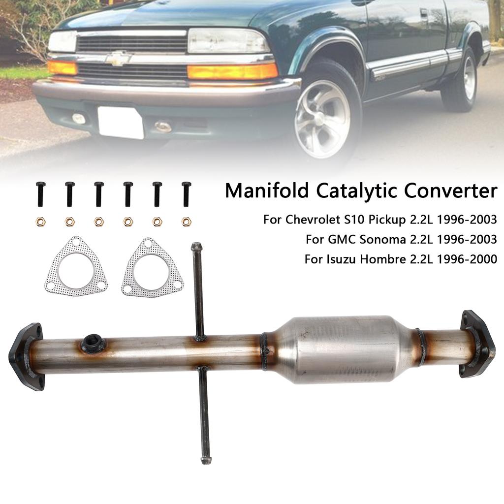Rear Manifold Catalytic Converter For Chevy S10 GMC Sonoma 1996-2003 2.2L