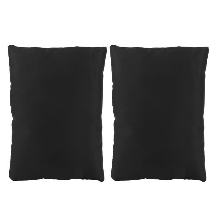Zerone sac de protection de robinet d'hiver 2 PCS Noir Oxford Tissu Couverture De Robinet D'eau En Plein Air Hiver Anti Gel Outils
