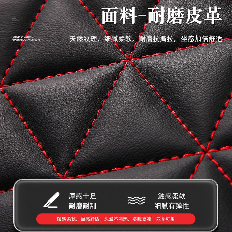 Комплект из 5 предметов, чехлы на сиденья автомобиля с поясничной поддержкой, мягкая премиальная ПУ кожа, универсальная посадка для большинства седанов и внедорожников