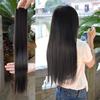 Women Durable 2 Clips Straight Long Hair Extension Cosplay Party Hairpiece Gift