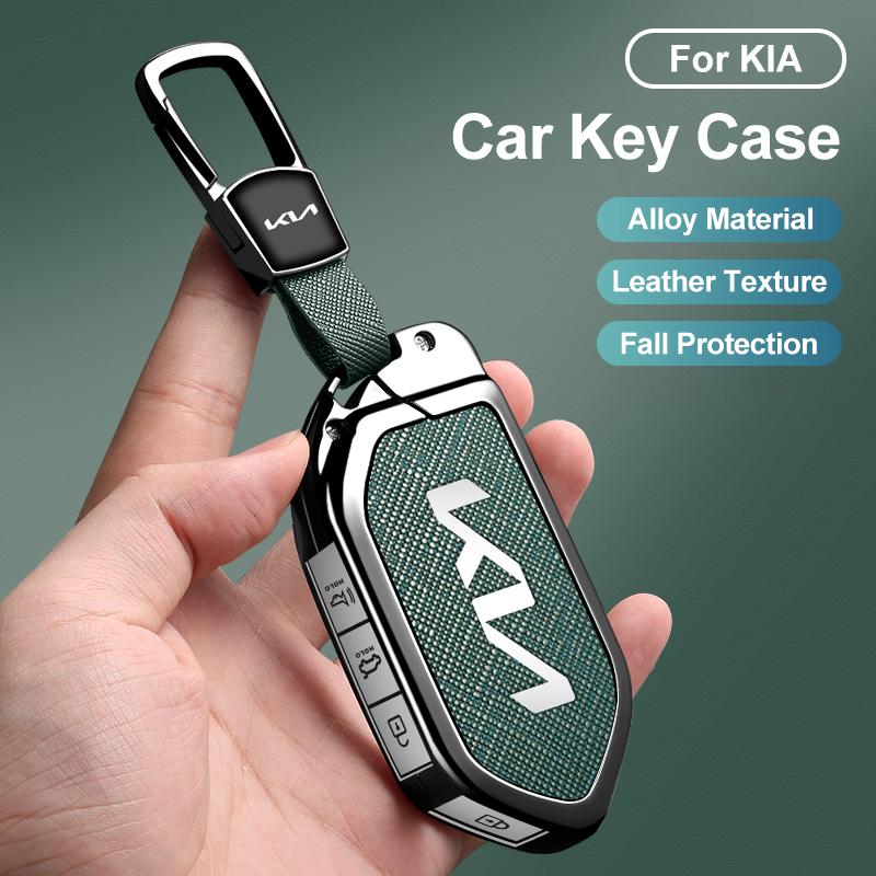 cnkymb1 Zinc Alloy Car Remote Car Key Case Cover for Kia KN EV9 Picanto GT Line Carnival Seltos Sorento Morning K5 KA4 EV3 2024Accessory