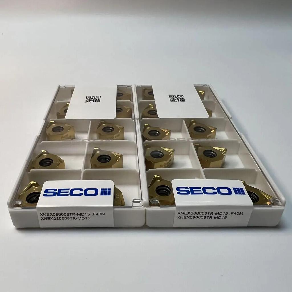 Seco / XNEX080608TR-MD15,F40M / Оригинальное подлинное сплавное лезвие с ЧПУ 10 шт.