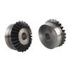 Bevel Gear 2.5 Mod 20 Teeth 2.5M 20T With Keyway Bore 12 14 15 16 17 18 20 22 24 25mm 90 Degree Drive Commutation Steel Gears