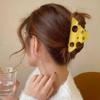 Y2k Hair Clip Hollow Shark Clip Fashion Cheese Acetate Hair Claw  Wash Face