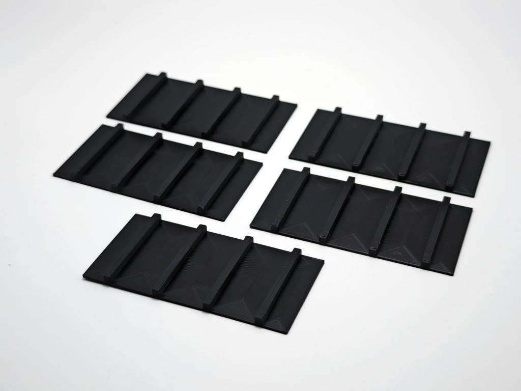 Нижние ребра радиатора, комплект из 20 штук, 3,1 x 1,6 x 0,1 дюйма (80 х