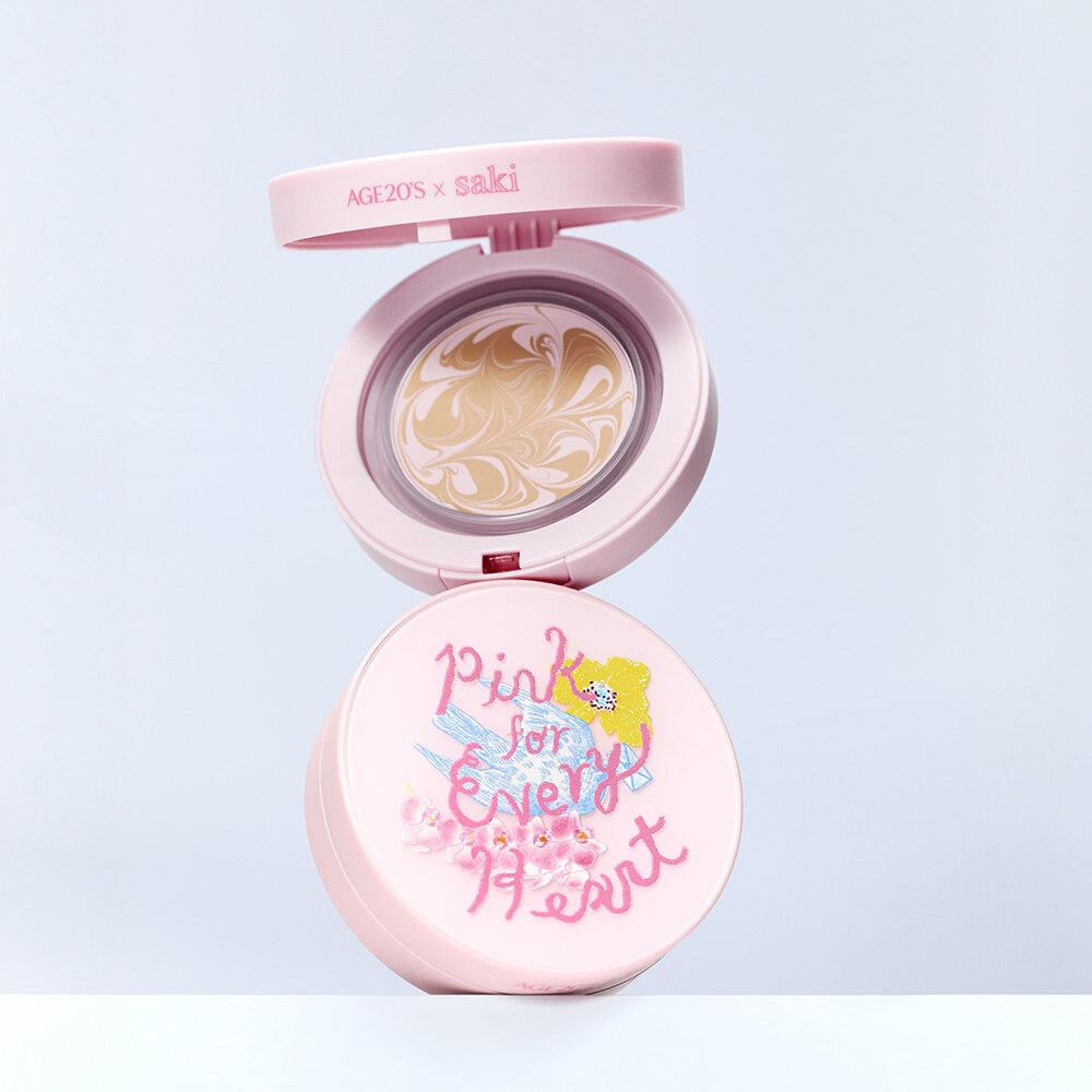 Age 20's Розовая для Каждого Сердца Edition Diorigin Essence Pact (Основной продукт + пополнение)