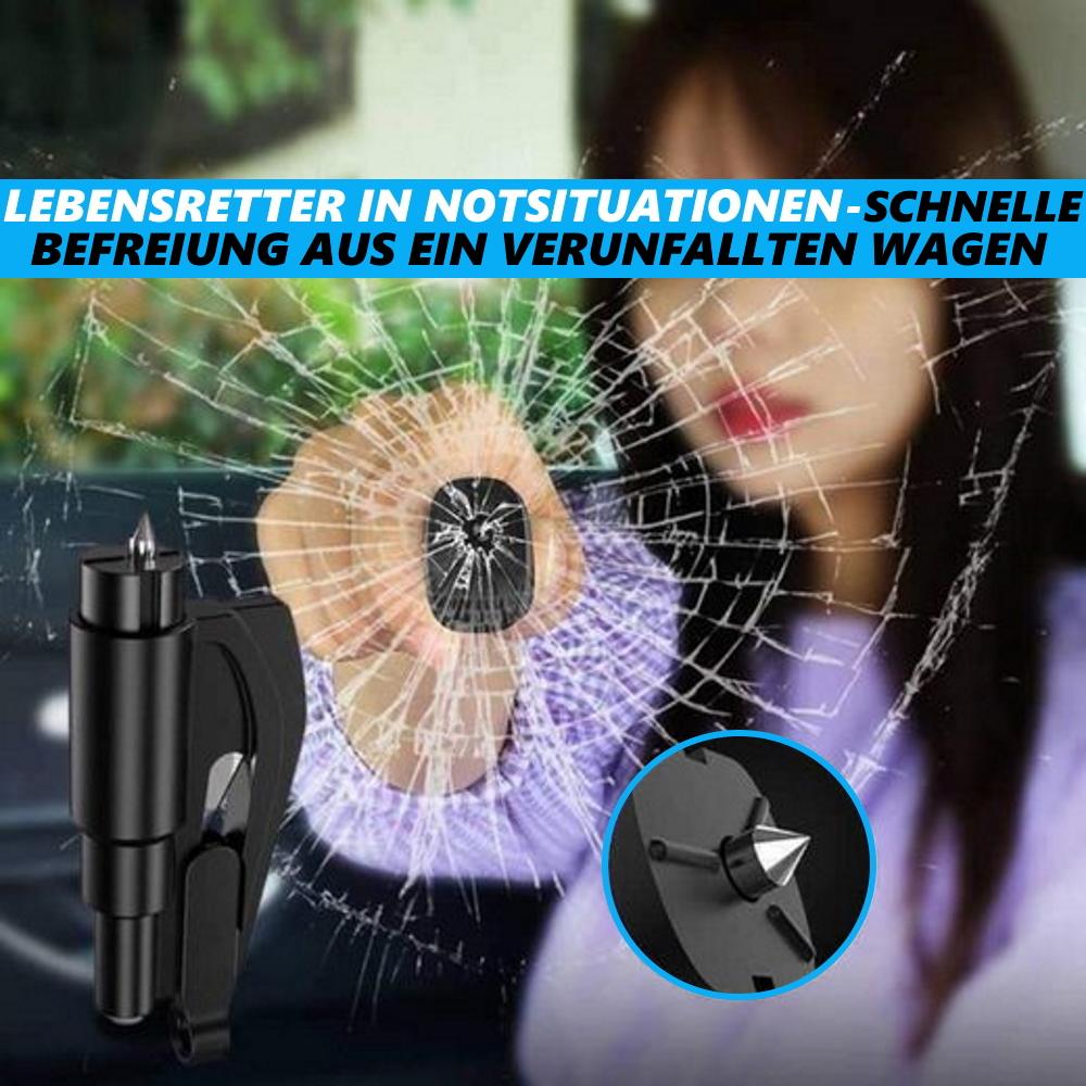 MagicSafe Аварийный молоток Инструмент для спасения с резаком для ремня Стеклобой Автомобильный молоток
