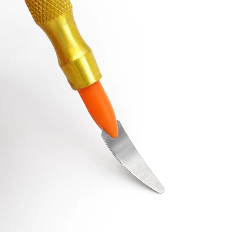 Dentist Sculpture Knife, Wax Cutting Tools, Porcelain And Ceramic Mixing Spatula, Knife Blade, Dental Laboratory Tool, 1 Pcs