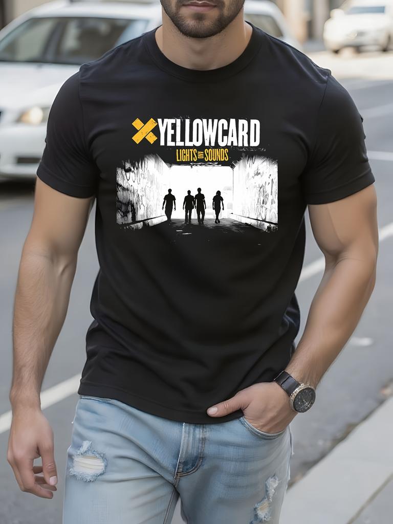 Yellowcard Lights and Sounds Graphic Tshirt Graphic Band ...