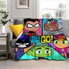 Teen Titans Go Family Blanket Flannel Vintage Soft Throw Blankets for Chair Covering Sofa Winter,