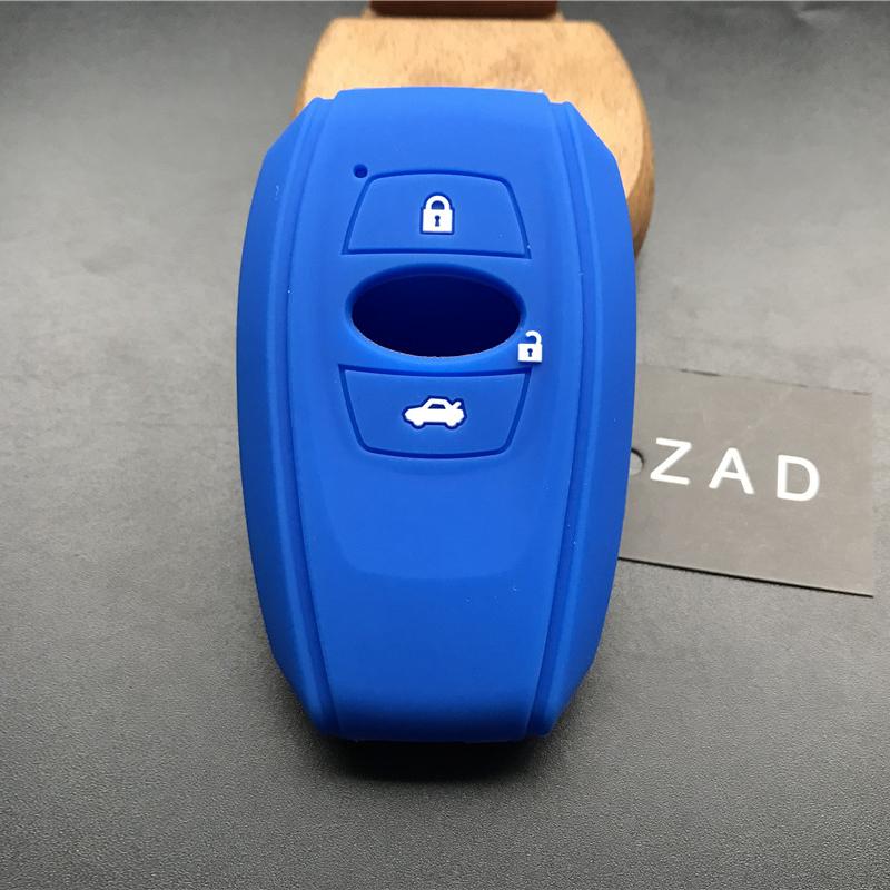 ZAD силиконовый чехол-оболочка для автомобильного ключа Subaru Legacy impreza forester xv trezia BRZ wrx levorg outback 3 кнопки