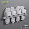 Bathroom No-Drill Slipper Rack Bathroom Storage Rack Shoe Organizer Toilet Wall-Mounted Towel Rack