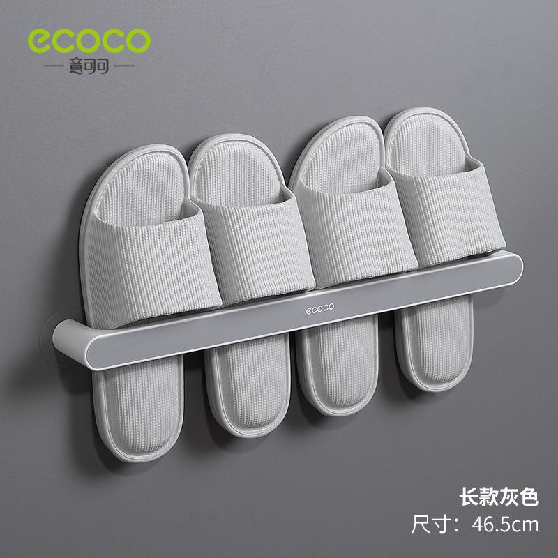 Bathroom No-Drill Slipper Rack Bathroom Storage Rack Shoe Organizer Toilet Wall-Mounted Towel Rack