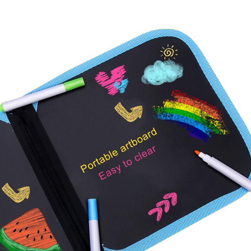 Мягкая меловая доска, волшебная доска, набор для рисования, моющиеся акварельные ручки, детская образовательная игрушка