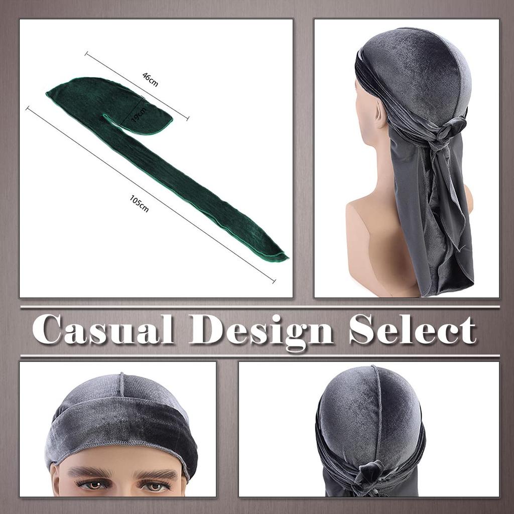 ONE LIMITATION Cap Turban Headband UV Protection Velvet Men's CP132 navy